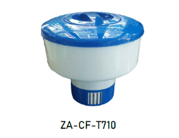 เครื่องจ่ายสารเคมีลอยน้ำ แบบยุบได้สำหรับคลอรีนก้อน 200กรัม MONA รุ่น ZA-CF-T710