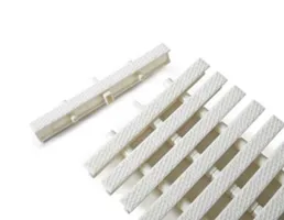 อุปกรณ์สระว่ายน้ำ ห้องอบซาวน่า ตะแกรงรางน้ำล้น วัสดุ PPS แบบตรง 3 แกน ปรับเข้าโค้งได้ ขนาด 18-30 ซม