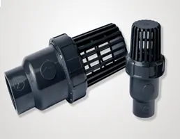 อุปกรณ์สระว่ายน้ำ ห้องอบซาวน่า ยูพีวีซี สปริงฟุตวาล์ว /U-PVC SPRING FOOT VALVE ยี่ห้อ SANKING