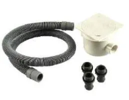 อุปกรณ์สระว่ายน้ำ ห้องอบซาวน่า Junction Boxes Plastic ABS Complete set with 1 meter hose and adaptors 