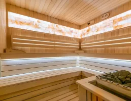 หมวดหมู่ห้องอบซาวน่า ห้องอบซาวน่าแบบสั่งผลิตตามพื้นที่ของลูกค้า (Custom-built Traditional Sauna Room)