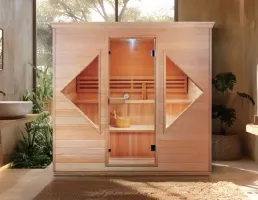หมวดหมู่ห้องอบซาวน่า ห้องอบซาวน่าสำเร็จรูปนำเข้า (Imported Modular Traditional Sauna Room )