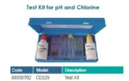 อุปกรณ์สระว่ายน้ำ ห้องอบซาวน่า ชุดวัดค่าน้ำ pH&CL Test Kit ยี่ห้อ EMAUX รุ่น CE029