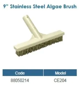 อุปกรณ์สระว่ายน้ำ ห้องอบซาวน่า แปรงสแตนเลส EMAUX ขนาด 9 นิ้ว รุ่น CE204