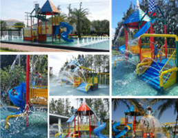 อุปกรณ์สระว่ายน้ำ Aqua Scape Children Play Ground System