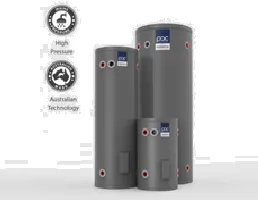 อุปกรณ์สระว่ายน้ำ ห้องอบซาวน่า เครื่องทำน้ำร้อนไฟฟ้าแบบถังเก็บ PAC KOMMERCIAL Australian Series