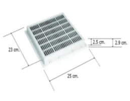 อุปกรณ์สระว่ายน้ำ ห้องอบซาวน่า เมนเดรนสี่เหลี่ยม 9 นิ้ว x 9 นิ้ว 