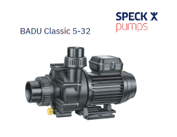 อุปกรณ์สระว่ายน้ำ ปั๊มน้ำ SPECK PUMPS รุ่น BADU Classic 5-32