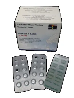 อุปกรณ์สระว่ายน้ำ ห้องอบซาวน่า เม็ดยาวัดค่าคลอรีน DPD no.1 (Rapid) Lovibond (เยอรมัน) รหัส 511312BT