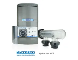 อุปกรณ์สระว่ายน้ำ ห้องอบซาวน่า เครื่องผลิตคลอรีนจากเกลือ/น้ำแร่ WATERCO รุ่น Hydrochlor MK3