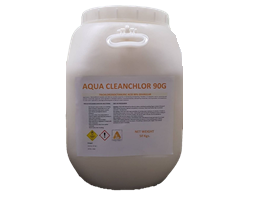 อุปกรณ์สระว่ายน้ำ คลอรีนเกล็ด/ผง TCCA90% ยี่ห้อ AQUA CLEANCHLOR (จีน)