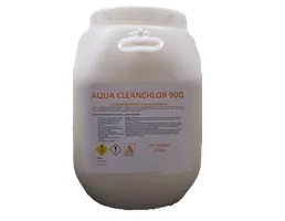 อุปกรณ์สระว่ายน้ำ ห้องอบซาวน่า คลอรีนเกล็ด/ผง TCCA90% ยี่ห้อ AQUA CLEANCHLOR (จีน)