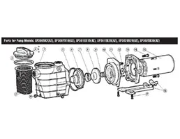 อะไหล่ปั๊มน้ำ Hayward SuperII Pump