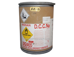 คลอรีนเกล็ด ยี่ห้อ NISSAN (ญี่ปุ่น) DCCNA60% 