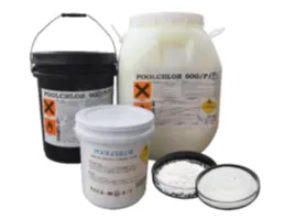 อุปกรณ์สระว่ายน้ำ ห้องอบซาวน่า คลอรีนเกล็ด/ผง/ก้อน TCCA90% ยี่ห้อ POOLCHLOR (จีน)