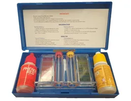 อุปกรณ์สระว่ายน้ำ ห้องอบซาวน่า ชุดวัดค่าน้ำชนิดน้ำยา(จีน) MONA รุ่น T54 วัดค่า pH และ CL