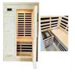 อุปกรณ์สระว่ายน้ำ ห้องอบซาวน่า ห้องซาวน่า INFRARED พร้อมเตาซาวน่า ผลิตจากไม้สน