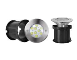 อุปกรณ์สระว่ายน้ำ ห้องอบซาวน่า ไฟใต้น้ำ mini LED แบบฝัง ยี่ห้อ AQUA รุ่น SL-P-3A-049