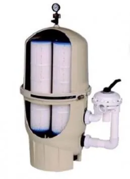 อุปกรณ์สระว่ายน้ำ ห้องอบซาวน่า ถังกรอง QUAD D.E. Filter ยี่ห้อ PENTAIR